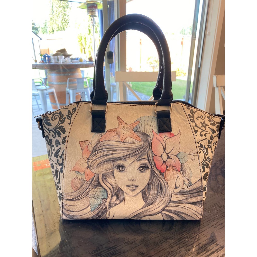 Disney Princess Loungefly handbag satchel purse Ariel Sketch The Little Mermaid